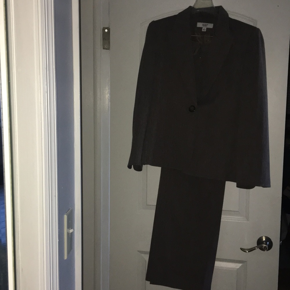 Taupe Le Suit great for work or any event.